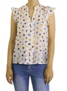 Blusa fantasia con volant